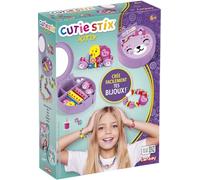 Lansay Cutie Stix Creative Jewellery Box | Make Cute Jewellery | Store in The Compact Mirror Case | Arts & Crafts | Ages 6+