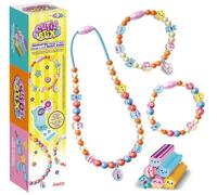 Lansay Cutie Stix Refill Stix and Beads - 160 Beads and Charms from 4 Years | 6 tubes, wires and accessories compatible with the workshop to create custom bracelets and necklaces