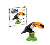 Lansay Mille Et Un Origami Toucan 3D Paper Sculpture Craft Kit 752 Pieces