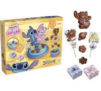 Lansay | Mini Delights - Stitch & Angel - Chocolate Making Workshop | Kids Chocolate Kit with Moulds and Other Accessories | Stitch Shaped Chocolates | Gourmet Creation from 6 Years