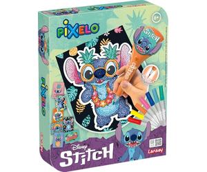 Lansay Pixelo - Set Disney: Stitch - Create Beautiful Coloured Drawings in a Few Moments - Fun and Creative Activity for Children - Creative Leisure - Develops the Imagination - Ages 6 and up