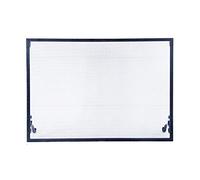 "Lansbrook Hall" Extra Large Black Fireguard Fire Screen - Classic Style Mesh Guard for Log Burners & Open Fires - Spark & Debris Protection