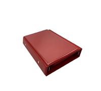 Lansdale 2-Fold Folder Personal 6-Ring Exercise Organiser/TAMS Paper Holder - RED
