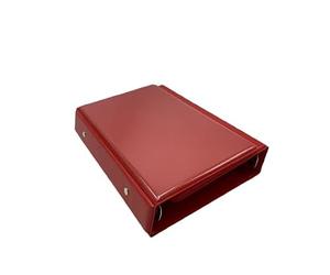Lansdale 2-Fold Folder Personal 6-Ring Exercise Organiser/TAMS Paper Holder - RED