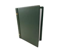 Lansdale A5 Expandable Hard Cover Nyrex/Nirex Document Holder - Green - 30 Pockets