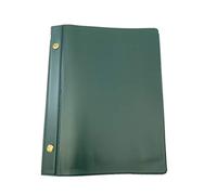 Lansdale A5 Floppy Expandable Nyrex/Nirex Document Holder - Green - 30 Pockets