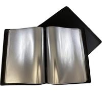 Lansdale A5 Floppy/Soft Cover Nyrex/Nirex Document Holder - Black - 10 Pockets