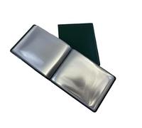 Lansdale A6 Hard Cover Nyrex/Nirex Document Holder - Green - 10 Pockets