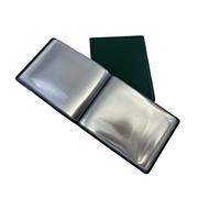 Lansdale A6 Hard Cover Nyrex/Nirex Document Holder - Green - 40 Pockets