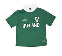 Lansdowne Green Ireland Shamrock Performance Short Sleeve Kids Rugby Shirt (11/12 Years)