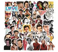 Lanseede 50Pcs Singer Harry Styles Stickers，Stickers Pack, Style DIY Cartoon Graffiti Waterproof Vinyl Stickers Decals for Water Bottle Luggage Laptop Skateboard Suitcase Guitar Furniture…