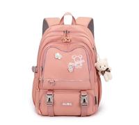 LANSHIYA School Bag for Girls Solid Color Casual Backpack Elementary Children's Backpacks Kids Book Bag for Middle School Students