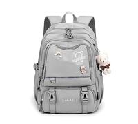 LANSHIYA School Bag for Girls Solid Color Casual Backpack Elementary Children's Backpacks Kids Book Bag for Middle School Students