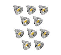 Lanshui 10pcs/lot, LED COB Spotlight, MR16 12V 3W/5W/7W Downlight Lamp | Warm/Cool White,(Cold White,MR16 3W)