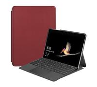 Lanshui Accessories, Ultra thin Stand Case, Bracket Flip Leather Cover compatible with Microsoft Pro 7/6/5/4 Pro6 Pro5 Pro4 12.3 inch(Wine red)
