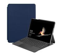 Lanshui Accessories, Ultra thin Stand Case, Bracket Flip Leather Cover compatible with Microsoft Pro 7/6/5/4 Pro6 Pro5 Pro4 12.3 inch(DeepBlue)