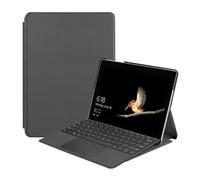 Lanshui Accessories, Ultra thin Stand Case, Bracket Flip Leather Cover compatible with Microsoft Pro 7/6/5/4 Pro6 Pro5 Pro4 12.3 inch(Gray)
