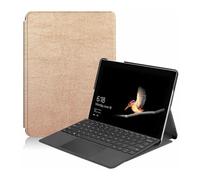 Lanshui Accessories, Ultra thin Stand Case, Bracket Flip Leather Cover compatible with Microsoft Pro 7/6/5/4 Pro6 Pro5 Pro4 12.3 inch(Gold)