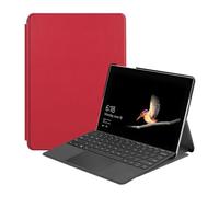 Lanshui Accessories, Ultra thin Stand Case, Bracket Flip Leather Cover compatible with Microsoft Pro 7/6/5/4 Pro6 Pro5 Pro4 12.3 inch(Red)