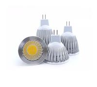 Lanshui Pack of 10, LED COB Spotlight DC12V MR16 No Flicker Aluminum | 3w/5w/7w/10w Bulb Light Source(Warm white,MR16 5w)