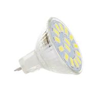 Lanshui Pack of 10, LED Spotlight MR11 GU4.0 DC10-30V Glass Shell Lamp | 5733/2835SMD 2W/3W/4W(Cold White,4W 5733 SMD)