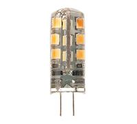 Lanshui Pack of 100, LED Silicone Lamp DC12V G4 2W/3W/4W Chandelier Light | 360 Beam Angle(Warm White,DC12V 3W)