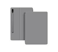 Lanshui Tablet Accessories, Magnetic Double-sided Clip Tablet Leather Protective Case Suitable for Samsung Galaxy Tab S10 Ultra/S9Ultra 14.6 inch/X910(Grey)