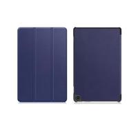 Lanshui Tablet Accessories, Portable Tablet Magnetic Stand Case, Tri-fold Bracket Flip Leather Cover compatible with Kindle Fire HD7 2022 7.0 inch(Dark blue)