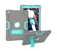 Lanshui Tablet Accessories, Silicone Anti Drop Shell, Protective Cover Suitable for Samsung Galaxy Tab A9 8.7 inch SM-X110/X115/X117 2023(Grey+Mint Green)