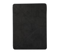 Lanshui Tablet Accessories, Y-fold Foldable Flip Case with Pen Slot, Retro Cloth Texture Protective Cover compatible with iPad mini 6 2021/mini 7 2024 8.3 inch(Retro Black)