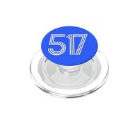 Lansing Michigan 517 Area Code Local Resident Patriot USA PopSockets PopGrip for MagSafe