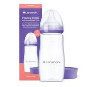 Lansinoh Anti Colic Baby Bottle 330 ml - Fast Flow Teats | Reduces Nipple Confusion - Breast Milk Storage Bottle - BPA & BPS-free Breastfeeding Bottle - Feeding Baby Essentials