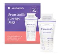 Lansinoh Breast Milk Storage Bags Pre Sterilised Leakproof & BPA/BPS Free Fridge