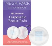 Lansinoh Breast Pads Maternity - Disposable & Absorbent Nursing Pads with BlueL