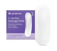Lansinoh C-Section Hydrogel Pads - Soothing Relief & Protection - C Section Patches for incisions up to 6 inches - DEBP-Free Medical Device Cooling Pads Postpartum Essentials C Section Recovery
