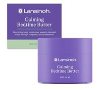 Lansinoh Calming Bedtime Magnesium Butter for Pregnancy & Postpartum - Cocoa & Shea Butter infused with Lavender & Chamomile scents - Hydrating & Absorbs quickly - Restless leg syndrome relief