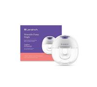 Lansinoh Wearable Electric Breast Pump & Accessories - 4 Modes, 9 Suction Levels - Hands Free Portable & Quiet Pumping - LED Display - Includes: 25 Breast Milk Storage Bags + Feeding Bottle (1)