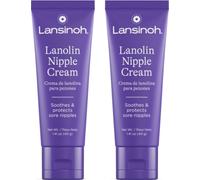 Lansinoh HPA Lanolin Nipple Cream - 2 x 40ml - Sore Nipples Cracked Skin Breast Feeding 100% Natural Hypoallergenic Tasteless & Odourless BPA BPS-free Breastfeeding Hospital Bag Maternity Essentials