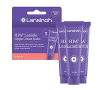 Lansinoh HPA Lanolin Nipple Cream - 3 x 7ml - 100% Natural Hypoallergenic