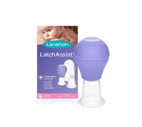 Lansinoh Latch Assist Nipple Everter with Case for Breastfeeding mums, offers temporary correction of flat or inverted nipples, 2 size cones within the pack and hygienic carry case
