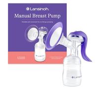 Lansinoh Manual Breast Pump Single Breastfeeding Milk Breastpump, ComfortFit Breast Cushion, Let-Down and Expression Customisable Pumping Modes, Convenient & Portable Travel