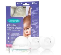 Lansinoh Medium Contact Nipple Shields 20mm x 2