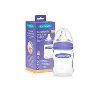 Lansinoh Momma Breastmilk Feeding Bottle with NaturalWave Slow Flow Nipple, 5 Ounces