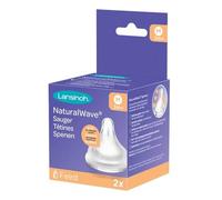 Lansinoh NaturalWave Medium Flow Teats 2 per Pack