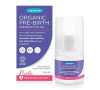 Lansinoh Organic Pre-Birth Preparation Oil - 50ml Bottle perineal Massage Oil, Pregnancy Maternity Massage Oil to Help Prevent tears or episiotomy During Labour aids Postnatal Recovery