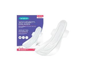 Lansinoh Postpartum Pads - Pack of 10 - Extra Absorbent & Breathable - for Strong Weekly Flow & First Days After Birth