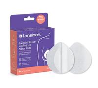 Lansinoh Soothies Cooling Gel Nipple Pads, Reusable Hydrogel Pads for New Moms, Soft & Gentle Breastfeeding Essentials, 6 Count