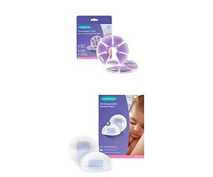 Lansinoh Therapearl 3-in-1 Breast Therapy for Breastfeeding mums & Disposable Nursing Pads, Pack of 60