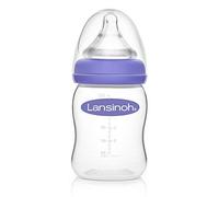 Lansinoh Wide-Necked Baby Bottle with NaturalWave Teat
