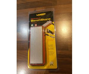 Lansky Diamond Bench Sharpening Stone Medium Grit 6 x 2" BN